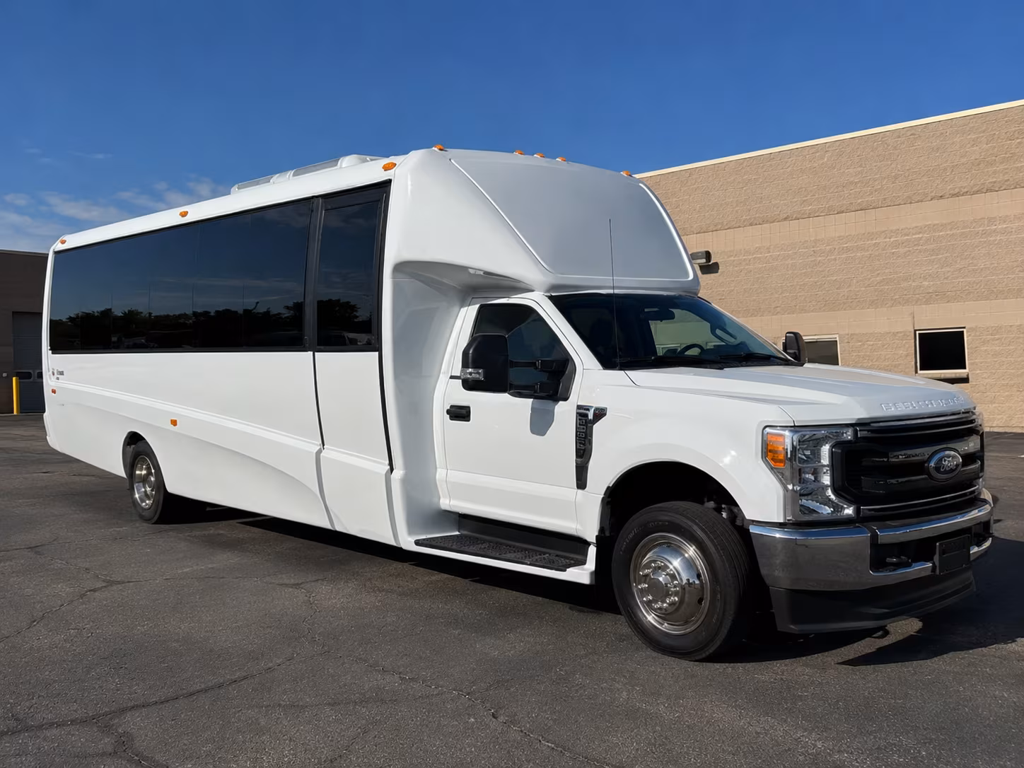 buses for college campus tours and high school enrichment trips