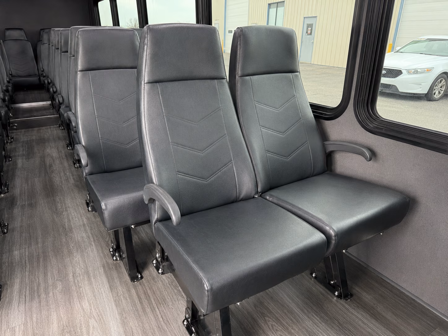wyoming 15 passenger minibus inside