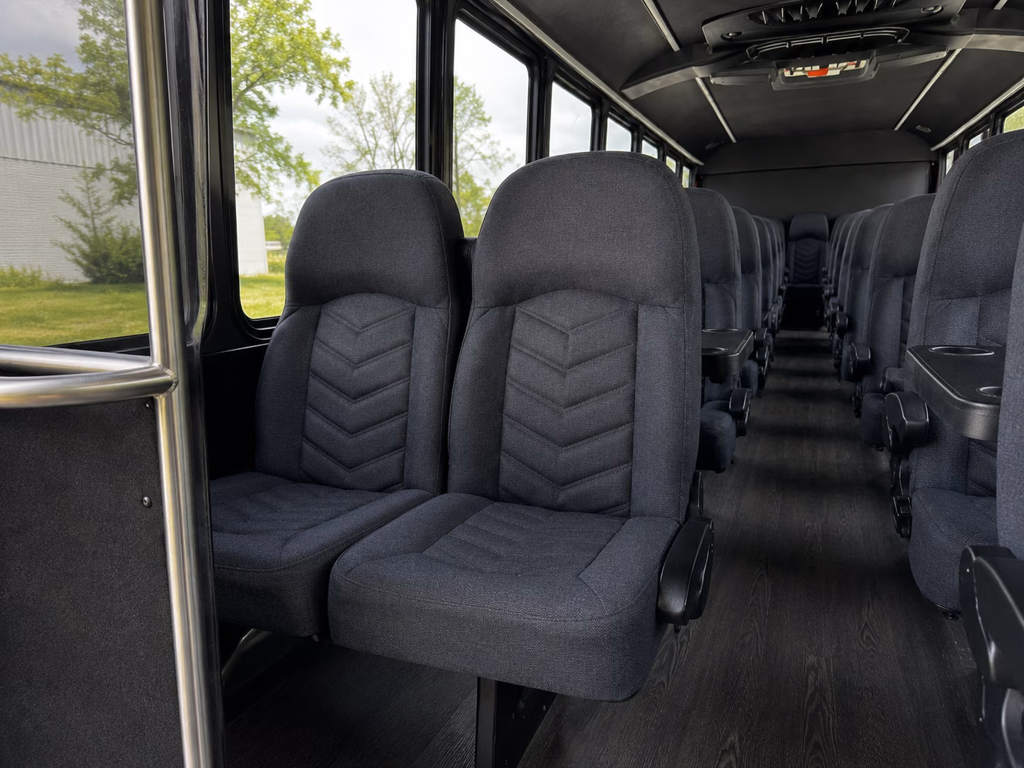 wyoming 18 passenger minibus interior