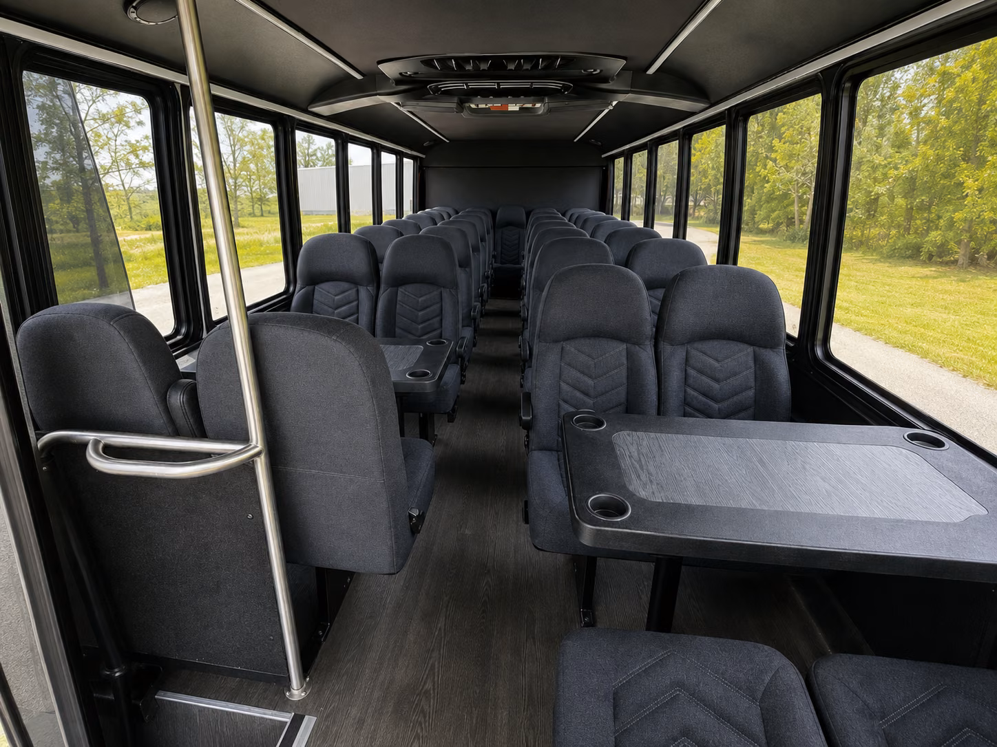 wyoming 20 passenger minibus interior