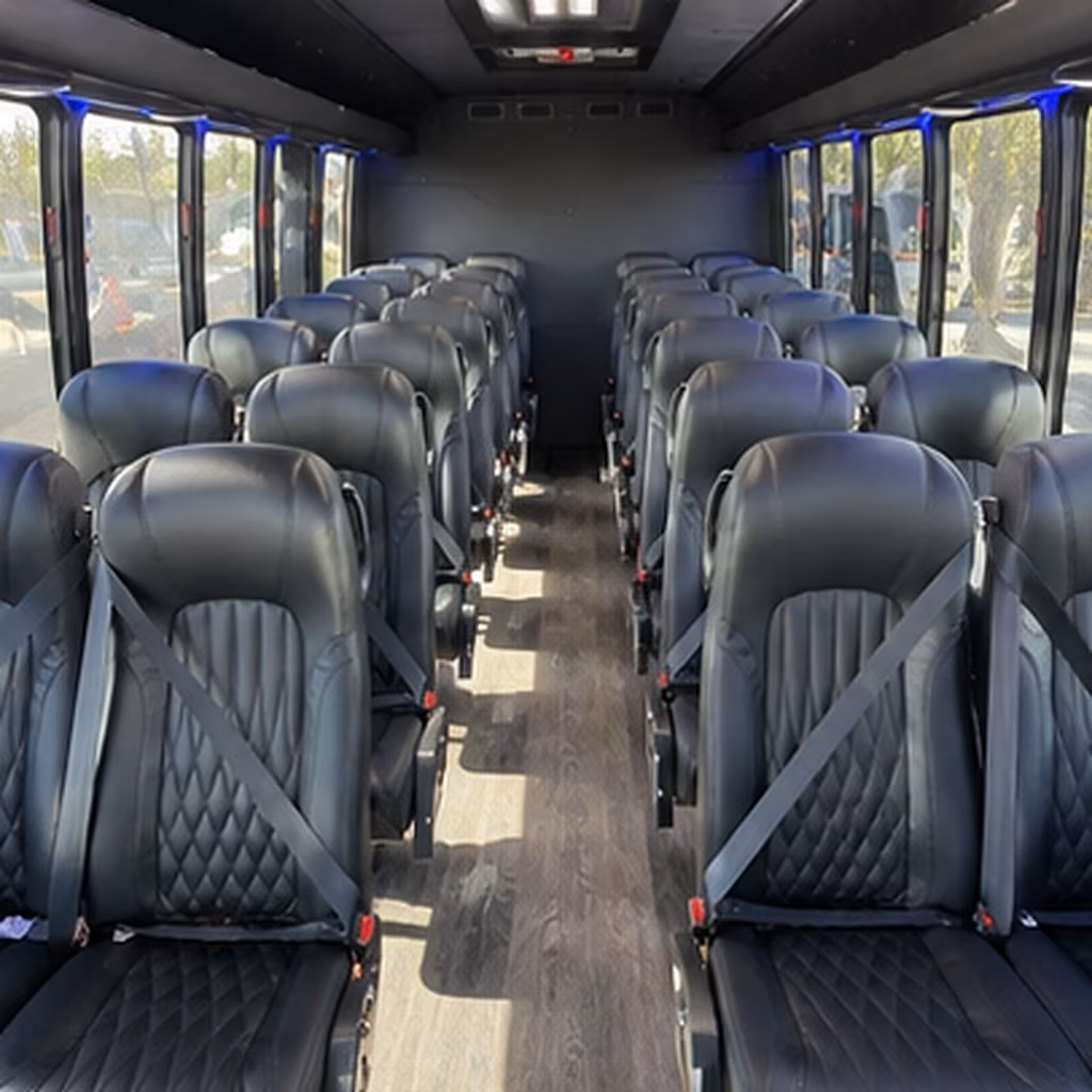wyoming 25 passenger minibus interior
