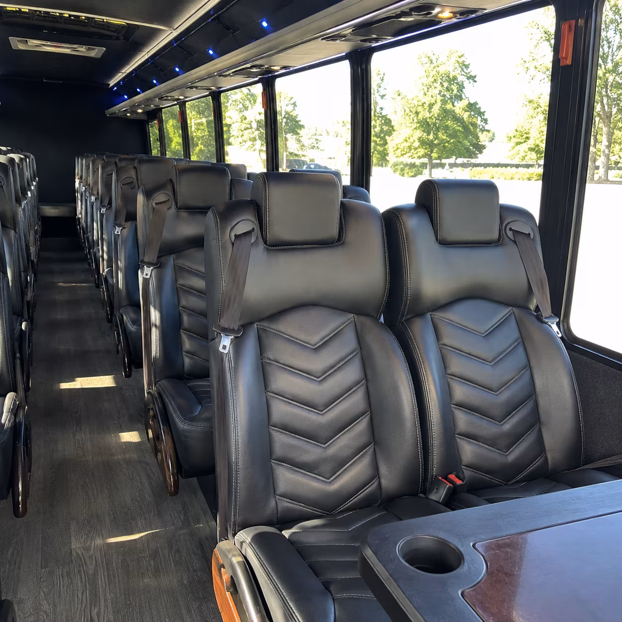 wyoming 28 passenger minibus interior