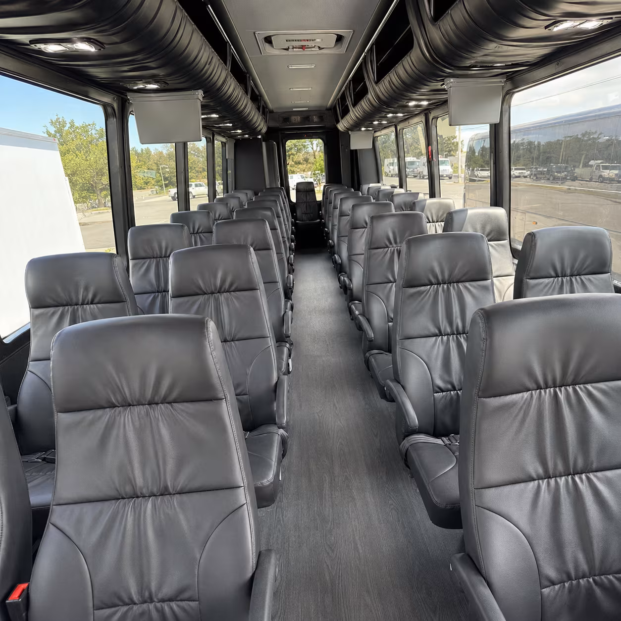 wyoming 35 passenger minibus inside