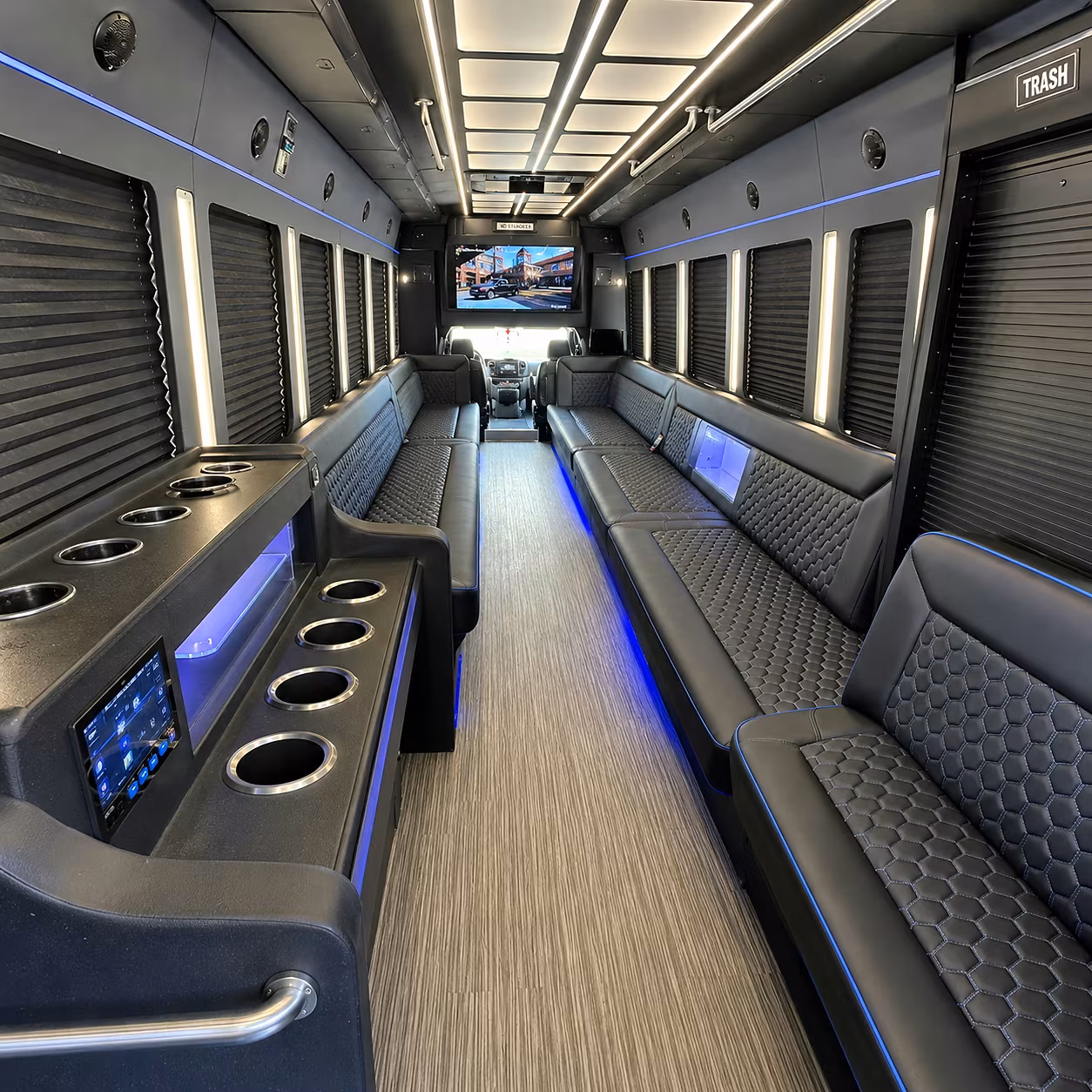 wyoming party bus interior