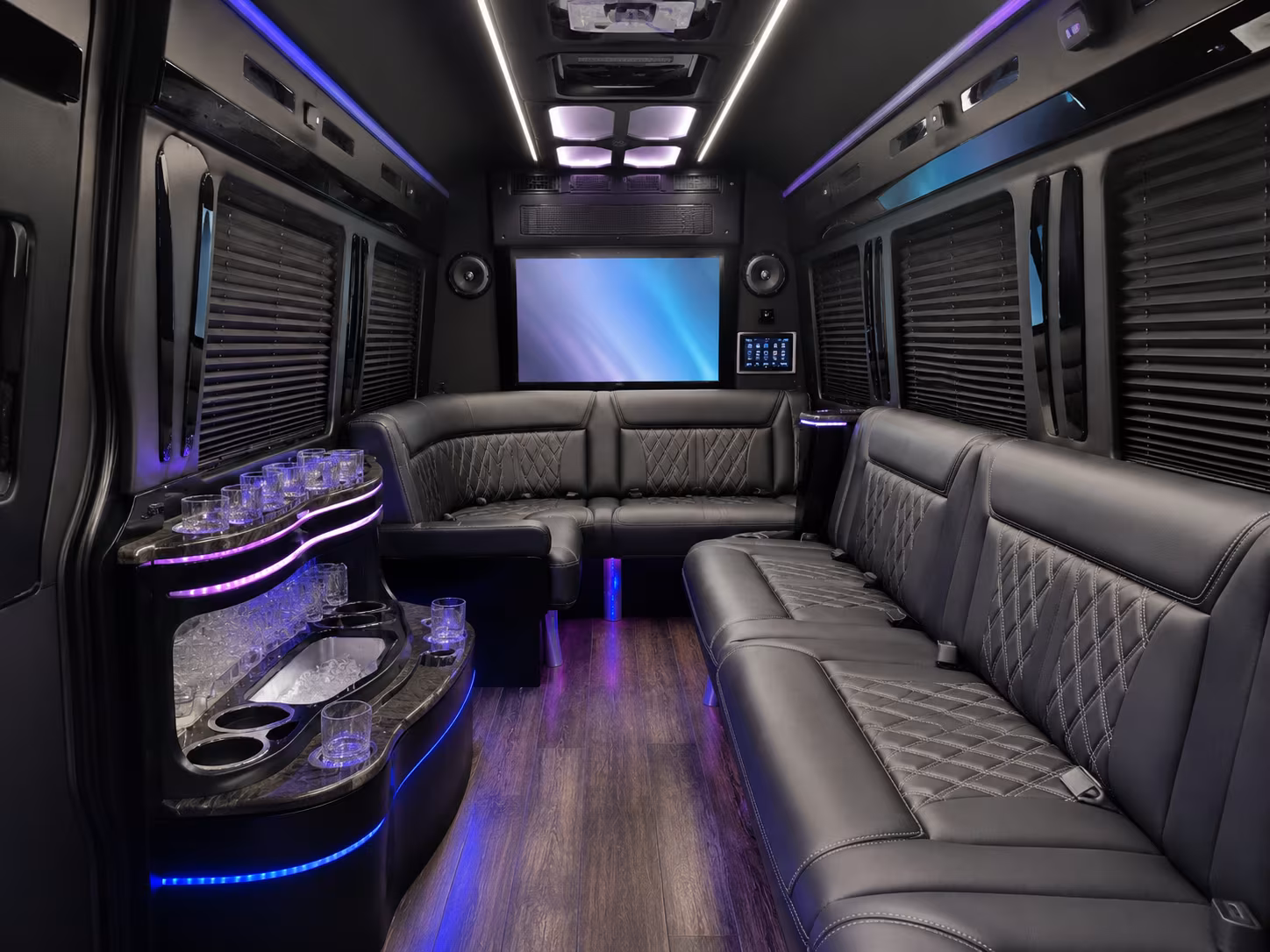 wyoming sporting event transportation onboard seating