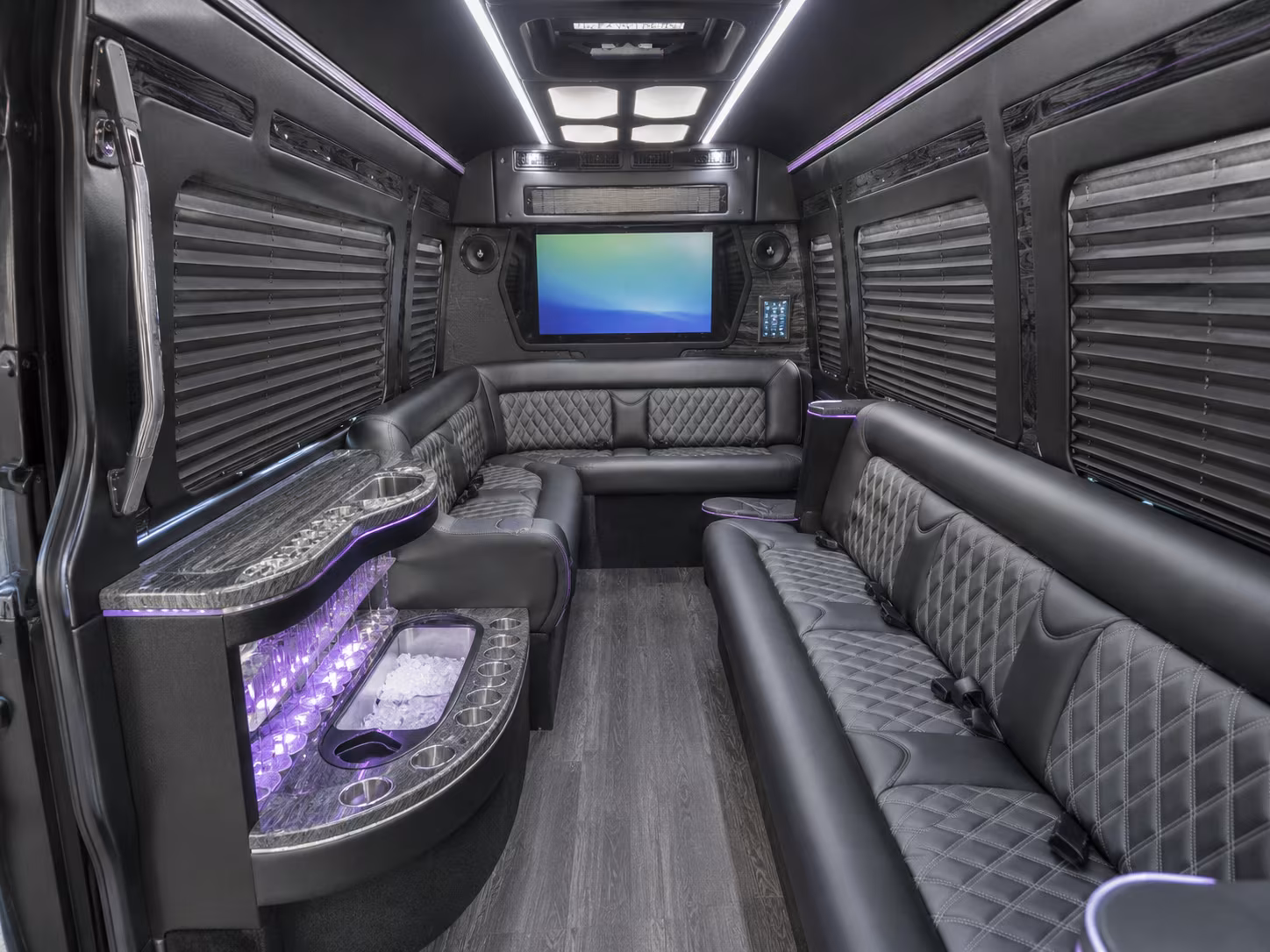 wyoming sprinter limousine interior